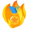 🏅 Эмодзи «fire 3» для Telegram