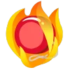 🔴 Эмодзи «fire 3» для Telegram