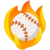 ⚾️ Эмодзи «fire 3» для Telegram