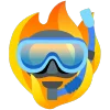 🤿 Эмодзи «fire 3» для Telegram