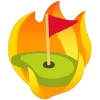 ⛳️ Эмодзи «fire 3» для Telegram