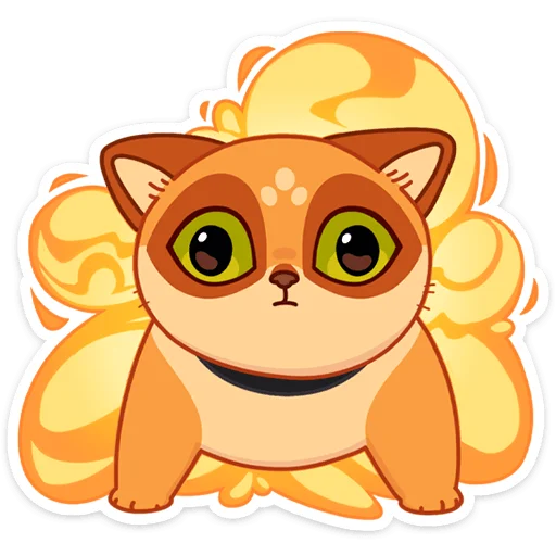 🤯 Стикер «Огонёк и Дымка» для Telegram