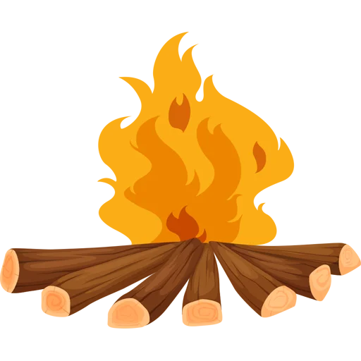 🔥 Стикер «Fire and Flames» для Telegram