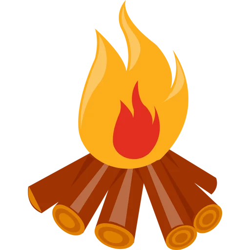 🔥 Стикер «Fire and Flames» для Telegram