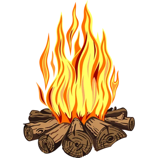 🔥 Стикер «Fire and Flames» для Telegram