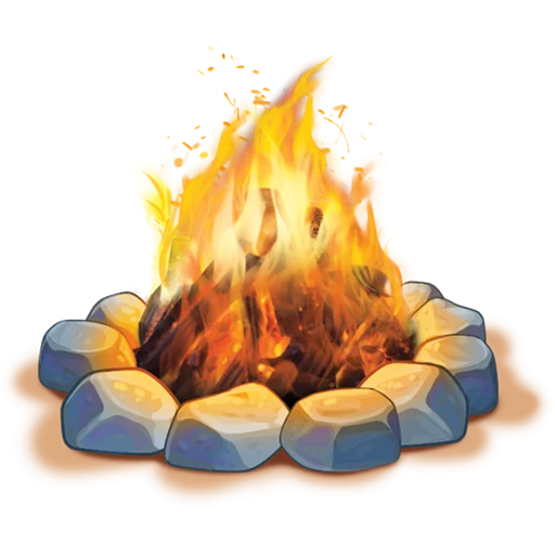 🔥 Стикер «Fire and Flames» для Telegram