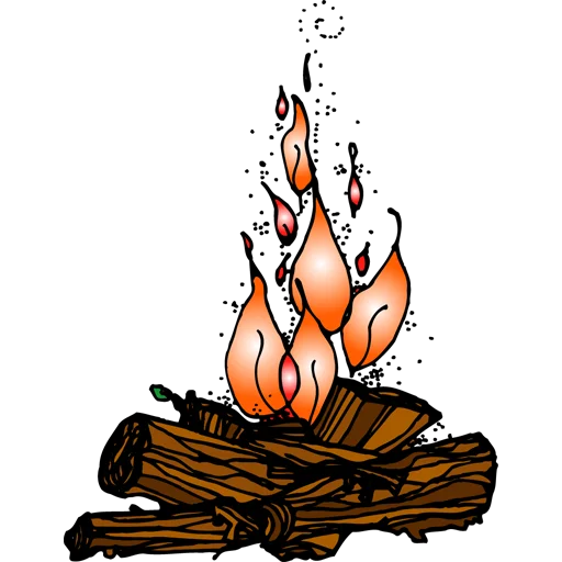 🔥 Стикер «Fire and Flames» для Telegram