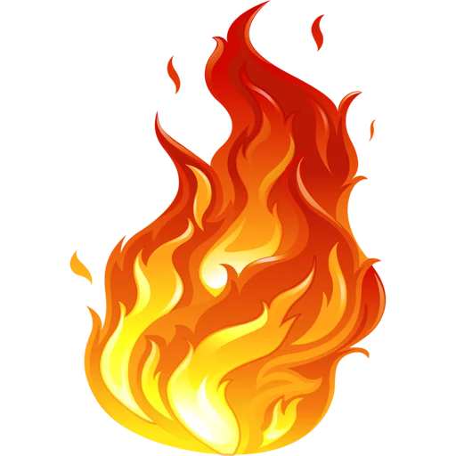 🔥 Стикер «Fire and Flames» для Telegram