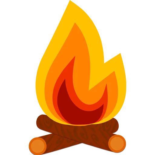 🔥 Стикер «Fire and Flames» для Telegram