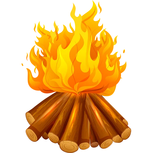🔥 Стикер «Fire and Flames» для Telegram