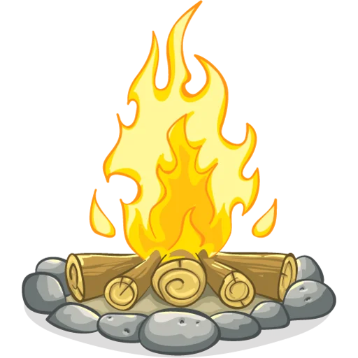 🔥 Стикер «Fire and Flames» для Telegram