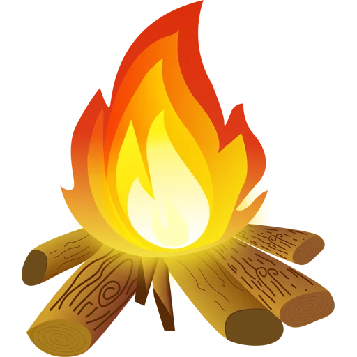 🔥 Стикер «Fire and Flames» для Telegram