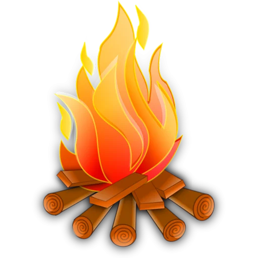 🔥 Стикер «Fire and Flames» для Telegram