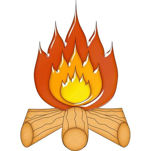 🔥 Стикер «Fire and Flames» для Telegram