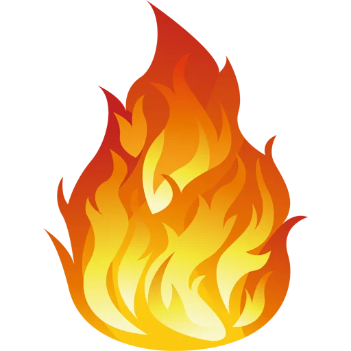 🔥 Стикер «Fire and Flames» для Telegram