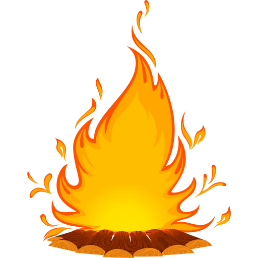 🔥 Стикер «Fire and Flames» для Telegram
