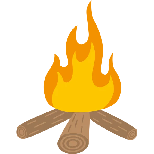 🔥 Стикер «Fire and Flames» для Telegram
