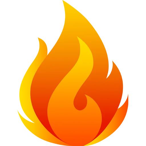 🔥 Стикер «Fire and Flames» для Telegram