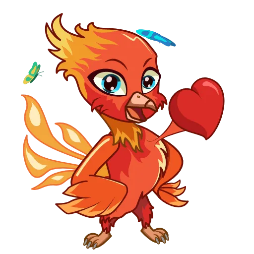 ❤️ Стикер «Firebird Finance» для Telegram