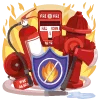 👩‍🚒 Эмодзи «101» для Telegram