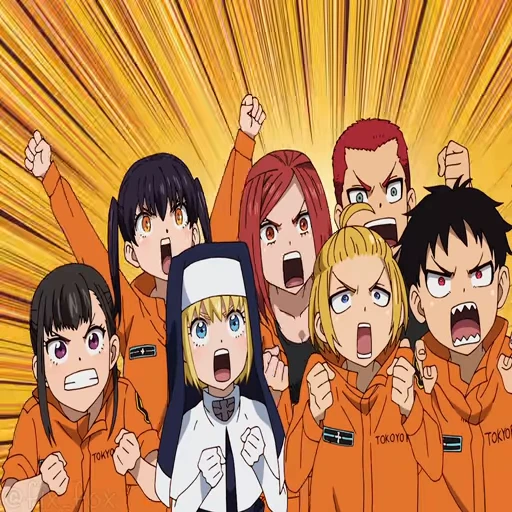 🙌 Стикер «Fire Force» для Telegram