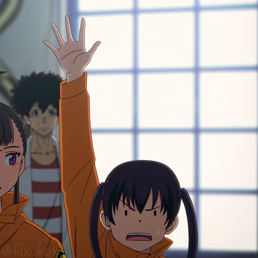 🤚 Стикер «Fire Force» для Telegram