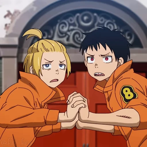 ☹️ Стикер «Fire Force» для Telegram
