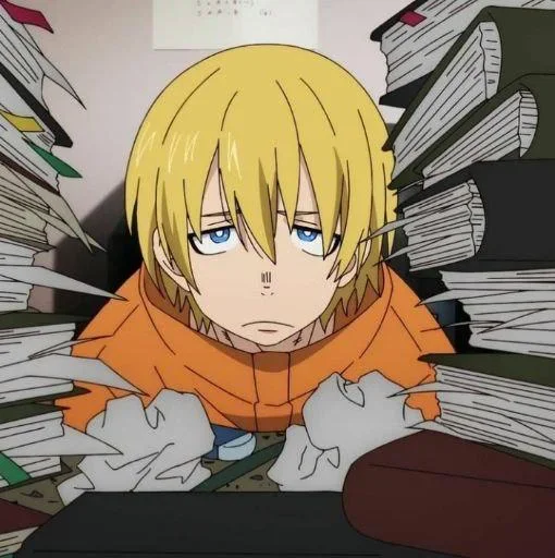 🖤 Стикер «Fire Force» для Telegram