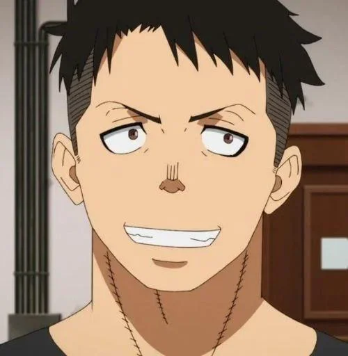 🖤 Стикер «Fire Force» для Telegram