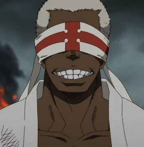 🖤 Стикер «Fire Force» для Telegram