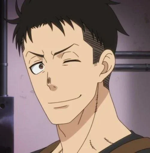 🖤 Стикер «Fire Force» для Telegram