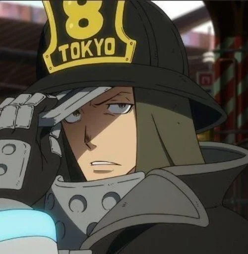 🖤 Стикер «Fire Force» для Telegram