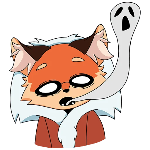 👻 Стикер «Лиса Алиса» для Telegram