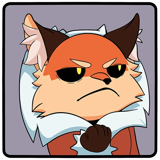 😠 Стикер «Лиса Алиса» для Telegram