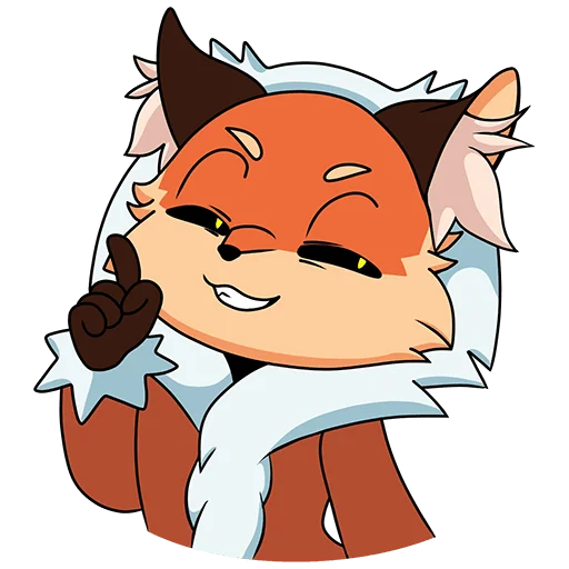 🙊 Стикер «Лиса Алиса» для Telegram