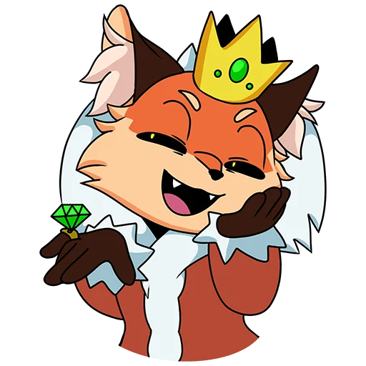 👑 Стикер «Лиса Алиса» для Telegram