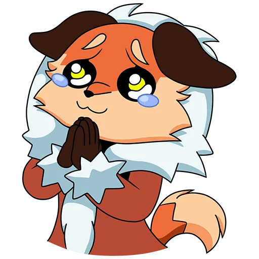 🥺 Стикер «Лиса Алиса» для Telegram
