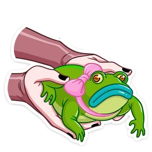 🐸 Стикер «Огненная Лавиния без надписей» для Telegram