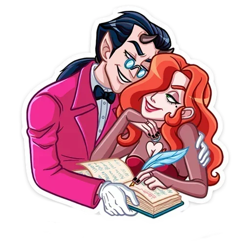 🤗 Стикер «Огненная Лавиния без надписей» для Telegram