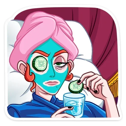 💇‍♀️ Стикер «Огненная Лавиния без надписей» для Telegram