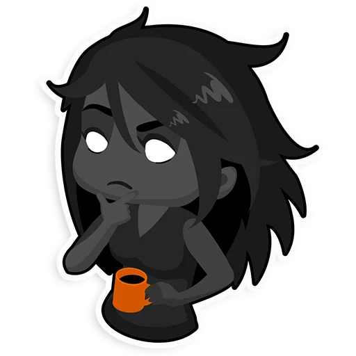 🤔 Стикер «fire-mori» для Telegram