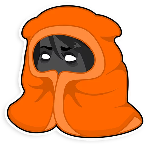 😨 Стикер «fire-mori» для Telegram