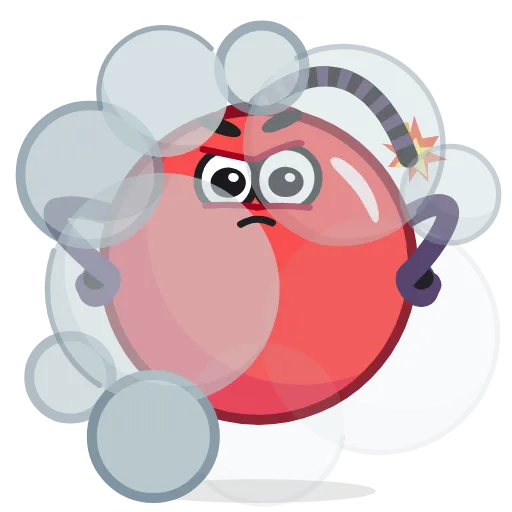 😡 Стикер «Fireworks» для Telegram