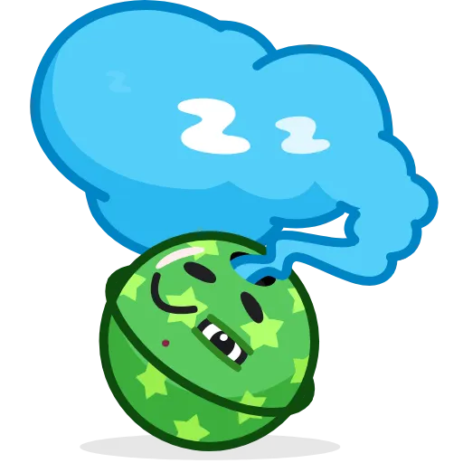 😴 Стикер «Fireworks» для Telegram