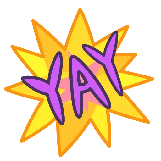 😃 Стикер «Fireworks» для Telegram