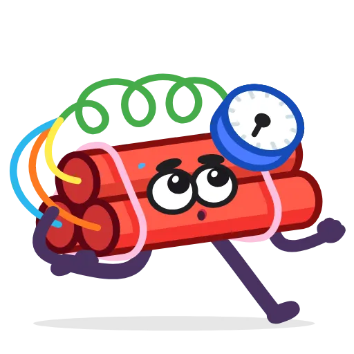 🏃‍♂️ Стикер «Fireworks» для Telegram