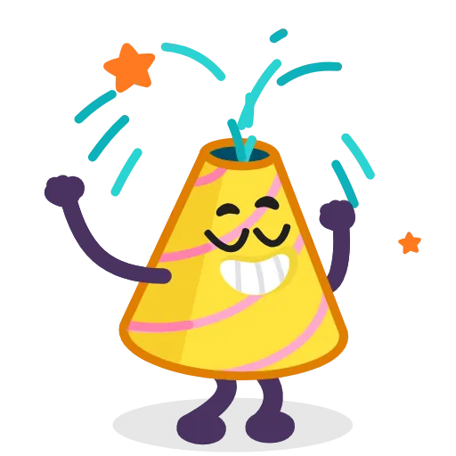 😄 Стикер «Fireworks» для Telegram