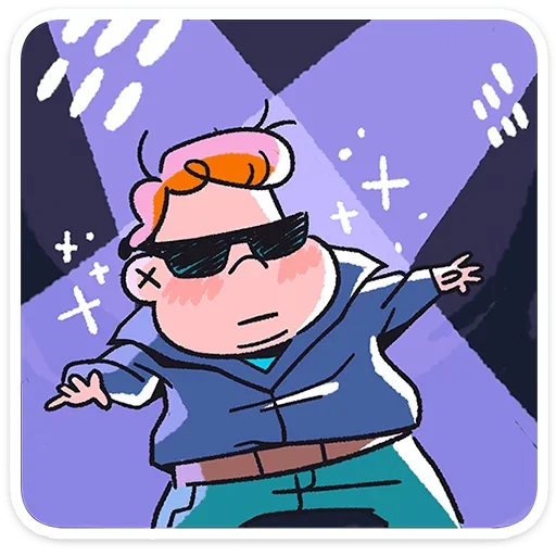 🕺 Стикер «Толя» для Telegram
