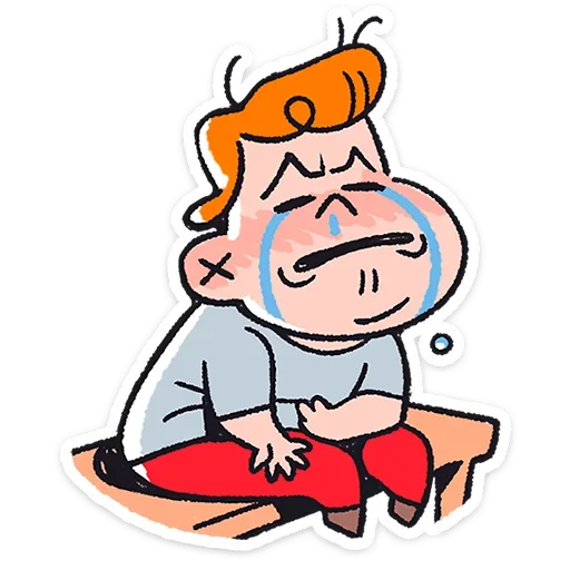 😭 Стикер «Толя» для Telegram