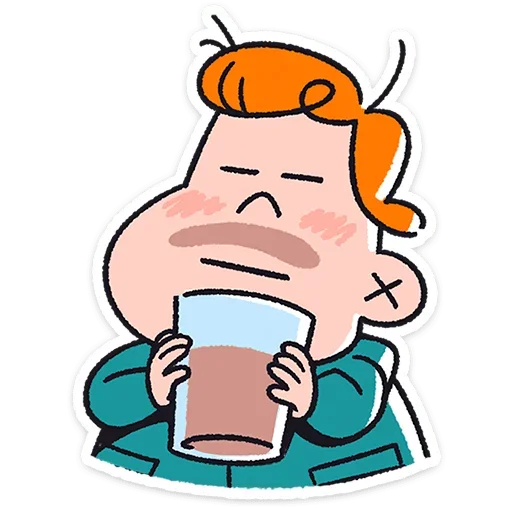 ☕️ Стикер «Толя» для Telegram